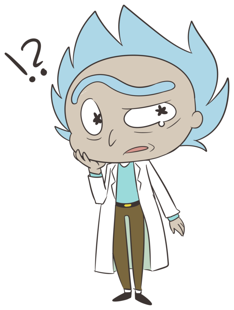 Rick And Morty - Rick And Morty Chibi Clipart (777x1029), Png Download