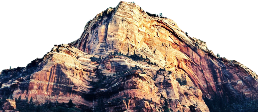 Picture Free Library Mountain Transparent Png Pictures - Mountain With No Background Clipart (1000x449), Png Download