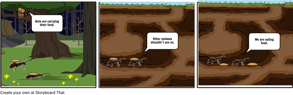 Ant - Cartoon Clipart (1164x385), Png Download