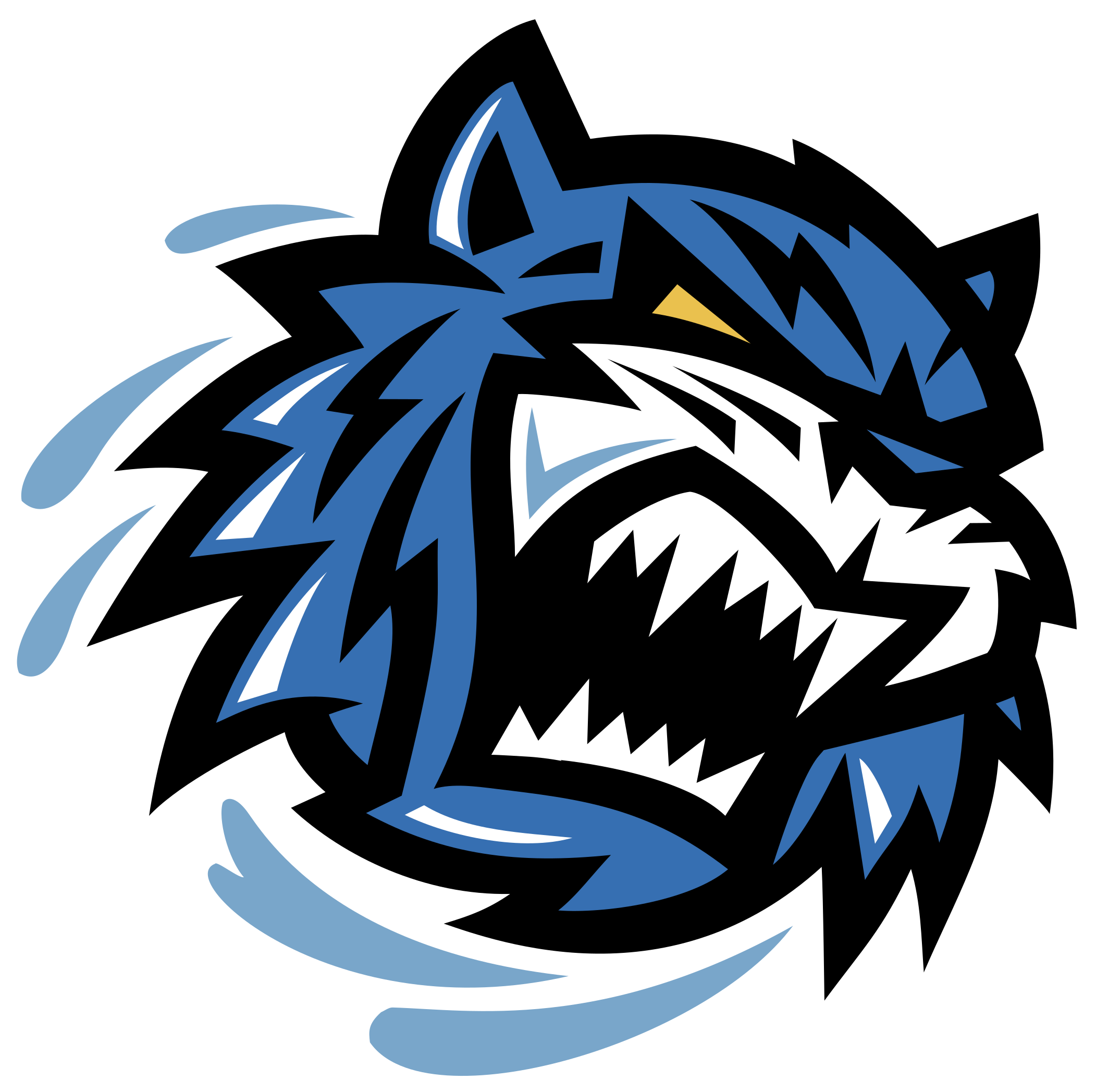 Bridgeport Sound Tigers Logo Png Transparent Svg Vector - Bridgeport Sound Tigers Logo Clipart (2400x2400), Png Download