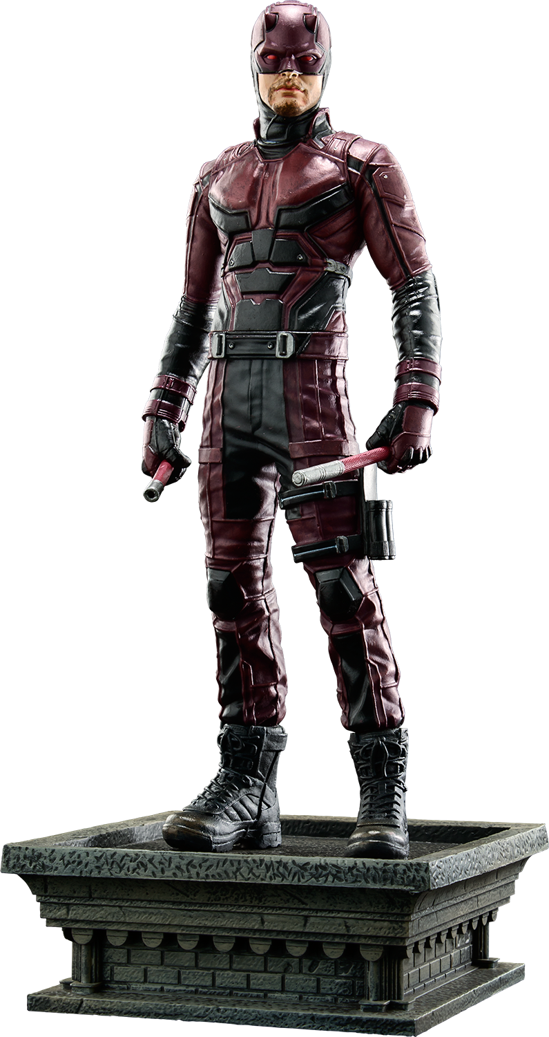 Daredevil Marvel Gallery 11” Pvc Diorama Statue - Diamond Select Daredevil Statue Clipart (795x1500), Png Download