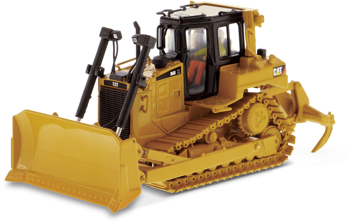 Cat D6r Track-type Tractor - Tractor Clipart (1200x812), Png Download