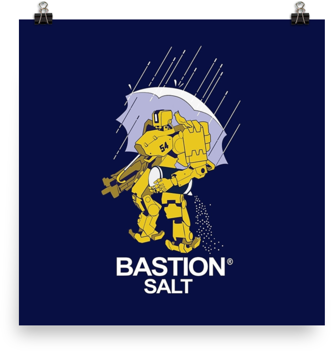 Overwatch Bastion Salt - Funny Bastion Memes Clipart (1000x1000), Png Download