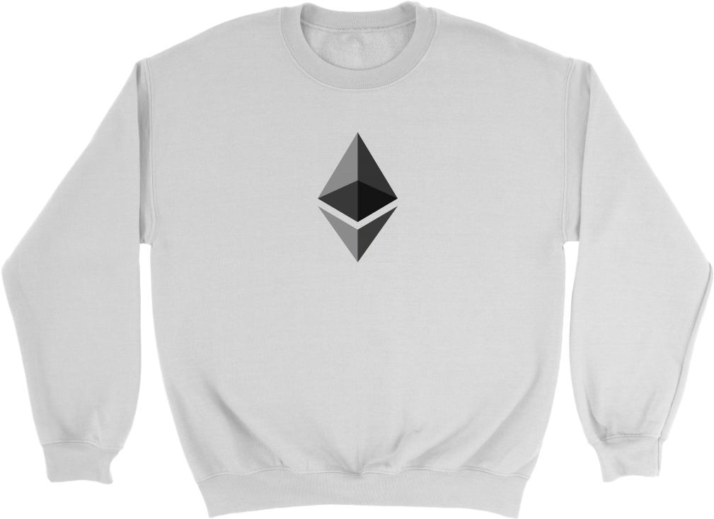 Ethereum Logo Sweatshirt - Shirt Clipart (1024x1024), Png Download