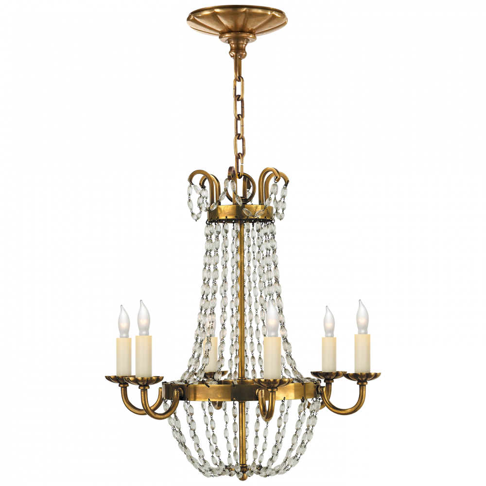 Petite Paris Flea Market Chandelier In Antique-b - Chandelier Clipart (1000x1000), Png Download