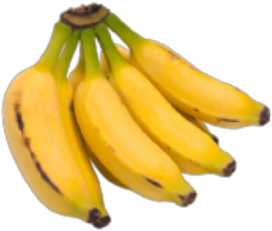 Penca De Banana Png - Banana Prata Png Clipart (600x600), Png Download