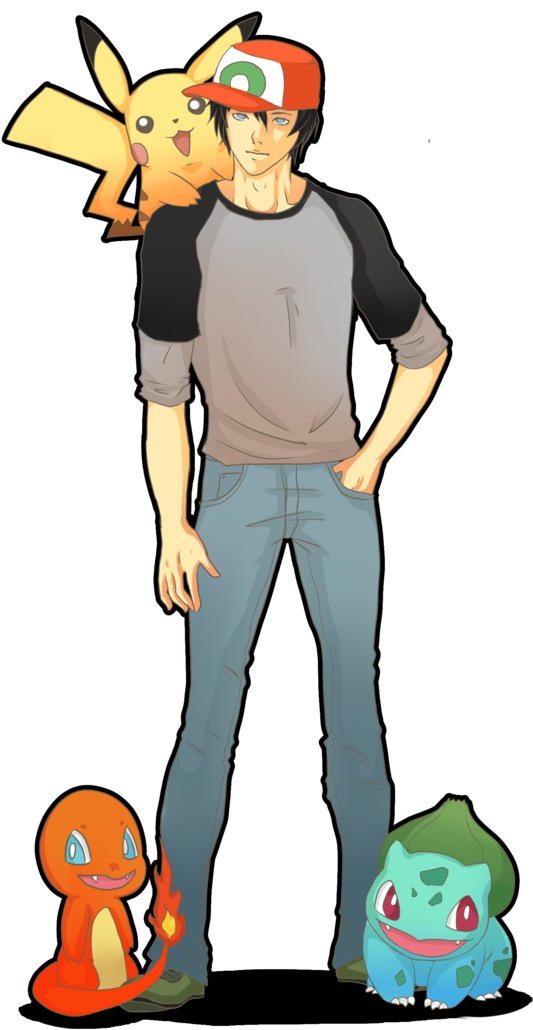 Ash Transparent Pokemon 4ever - Pokemon Ash Older Clipart (533x1030), Png Download