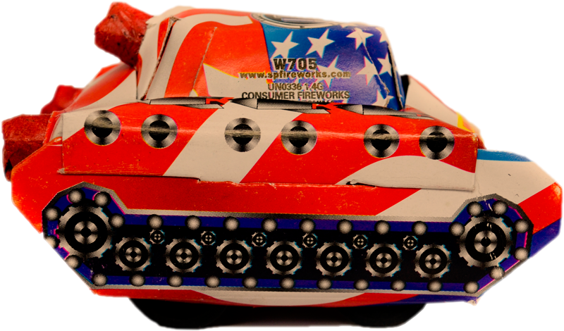 Mr W Fireworks Compare - Tank Clipart (1200x530), Png Download