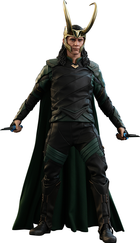 Loki Sixth Scale Figure - Loki Action Figure Clipart (480x834), Png Download