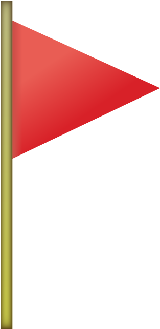 Png Flag Emoji - Red Flag Emoji Png Clipart (640x640), Png Download