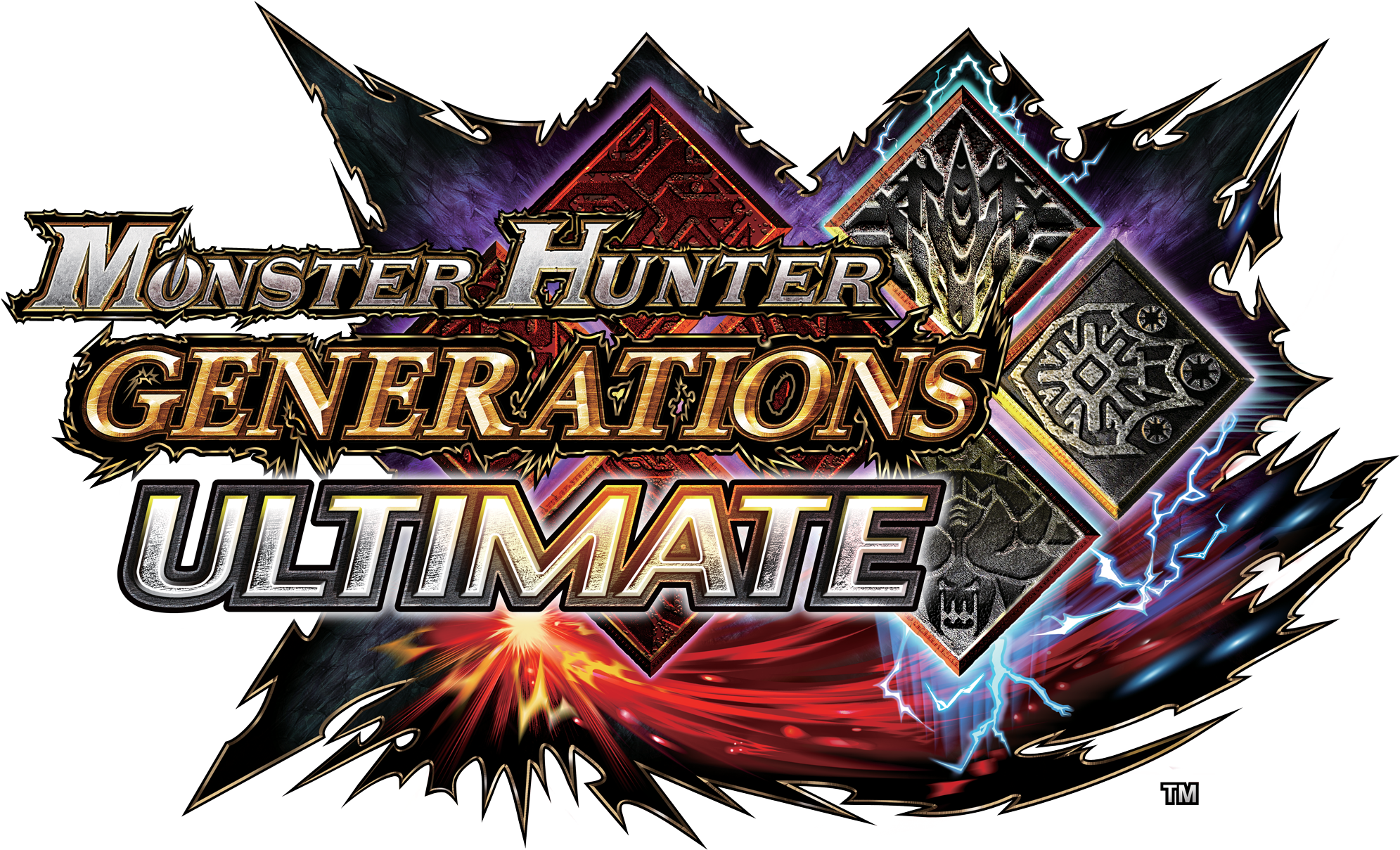 Monster Hunter Generations Ultimate Arrives This August - Monster Hunter Generations Ultimate Logo Clipart (2288x1440), Png Download