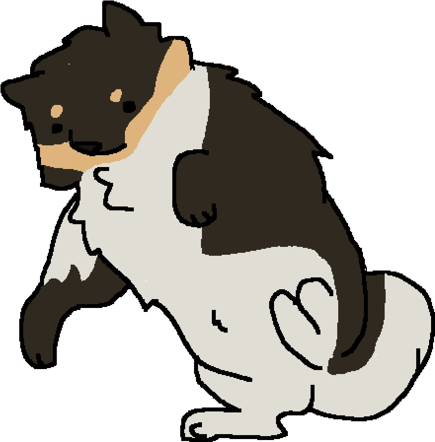 Shiba Inu - Illustration Clipart (1400x1400), Png Download