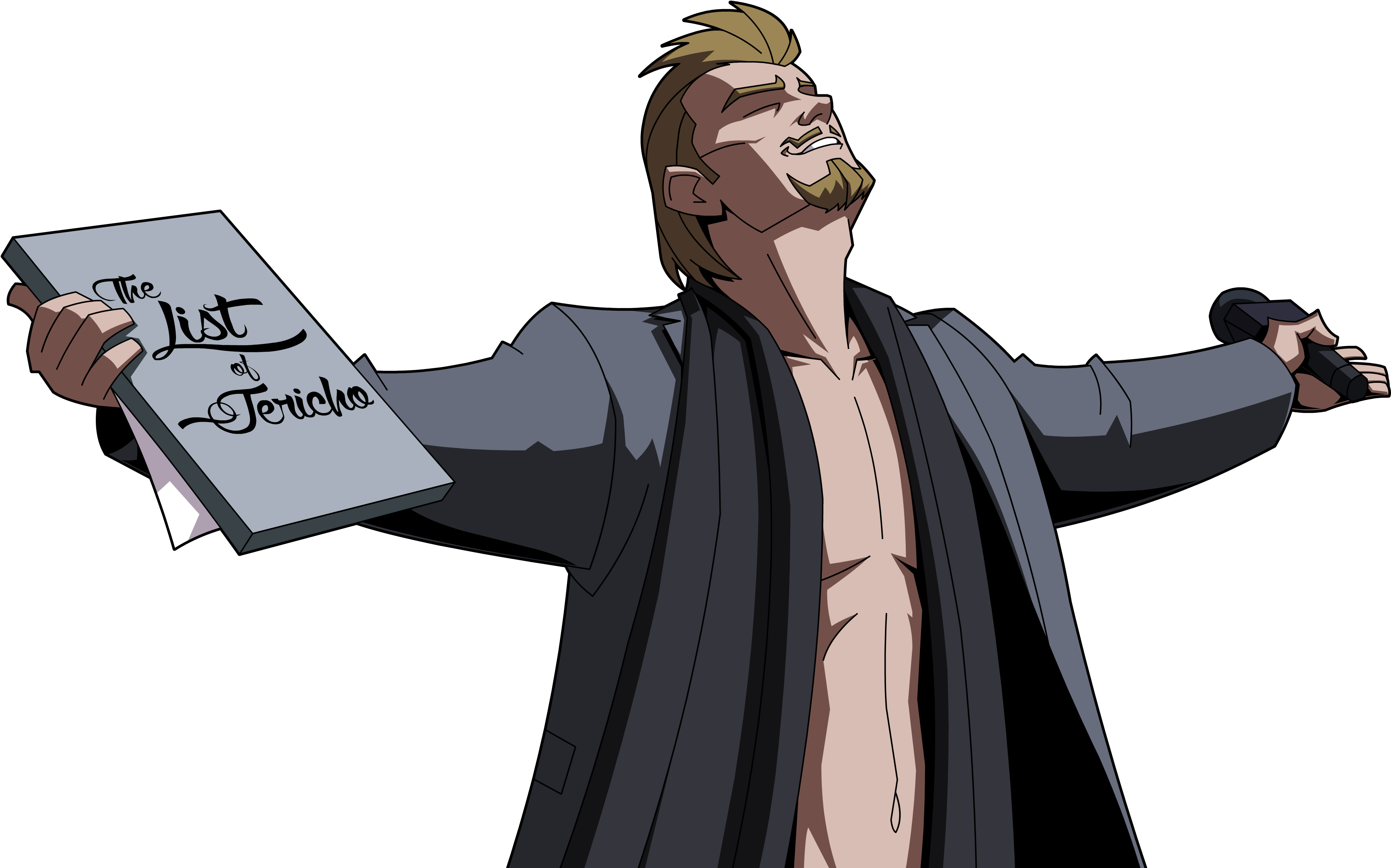 Excellent Jericho Art By @angryfangface - Cartoon Clipart (4350x2550), Png Download