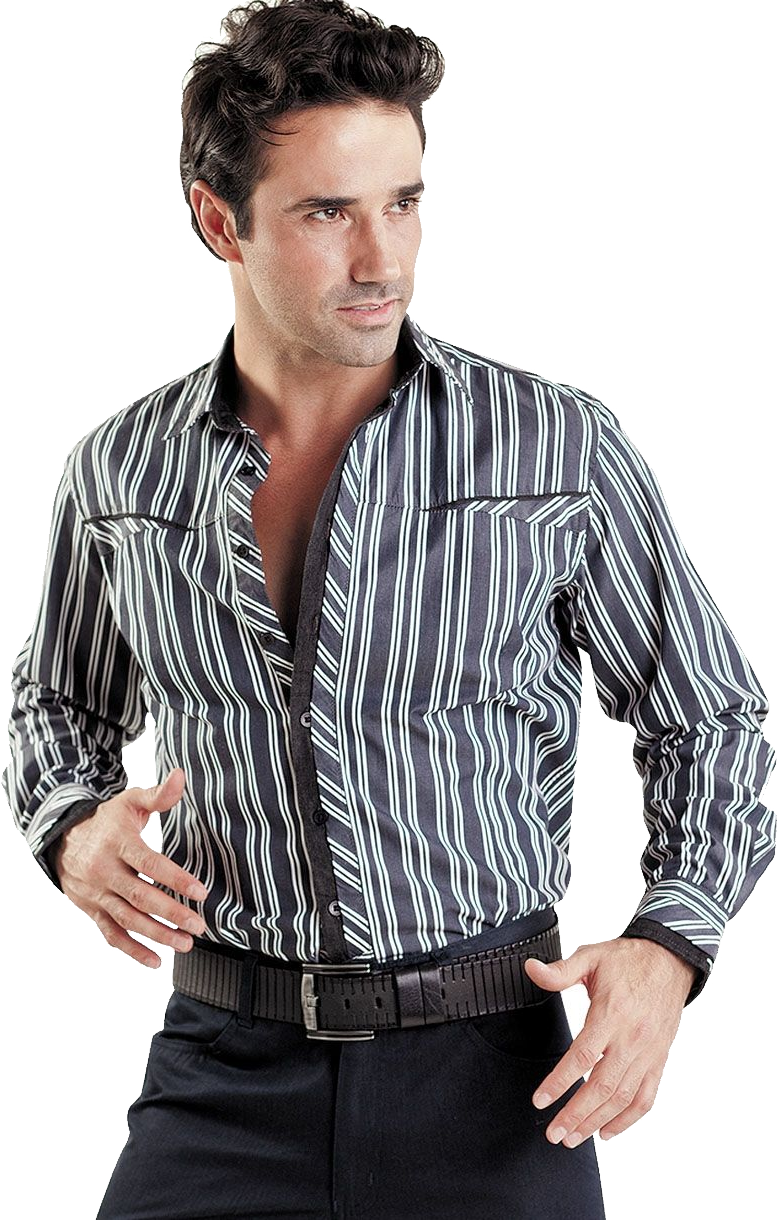 Dress Shirt Png Image - Png Man And Shirt Clipart (778x1220), Png Download