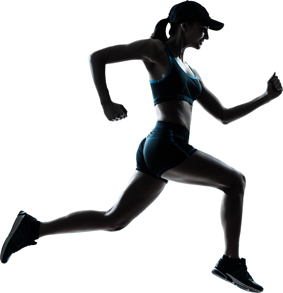 Girl Running No Background Clipart (914x946), Png Download