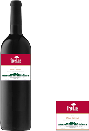 Tree Line Shiraz Cabernet Clipart (690x468), Png Download