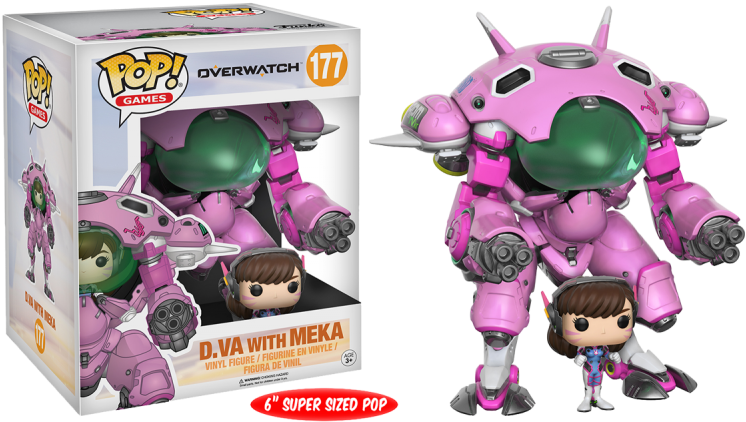 Doomfist - D - Va - D Va With Meka Funko Pop Clipart (800x437), Png Download