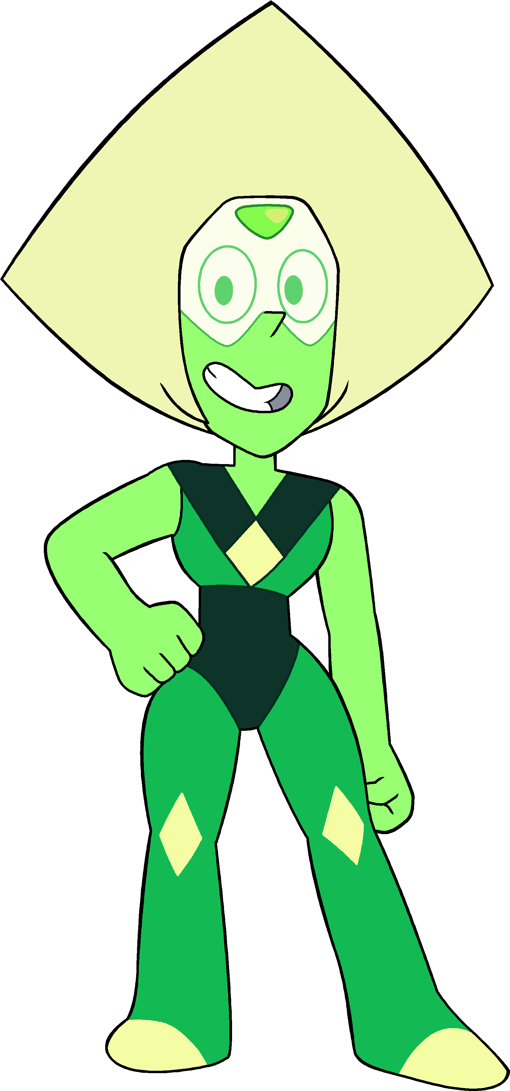 Bagel Clipart Steven Universe - Steven Universe Characters Peridot - Png Download (1828x3780), Png Download