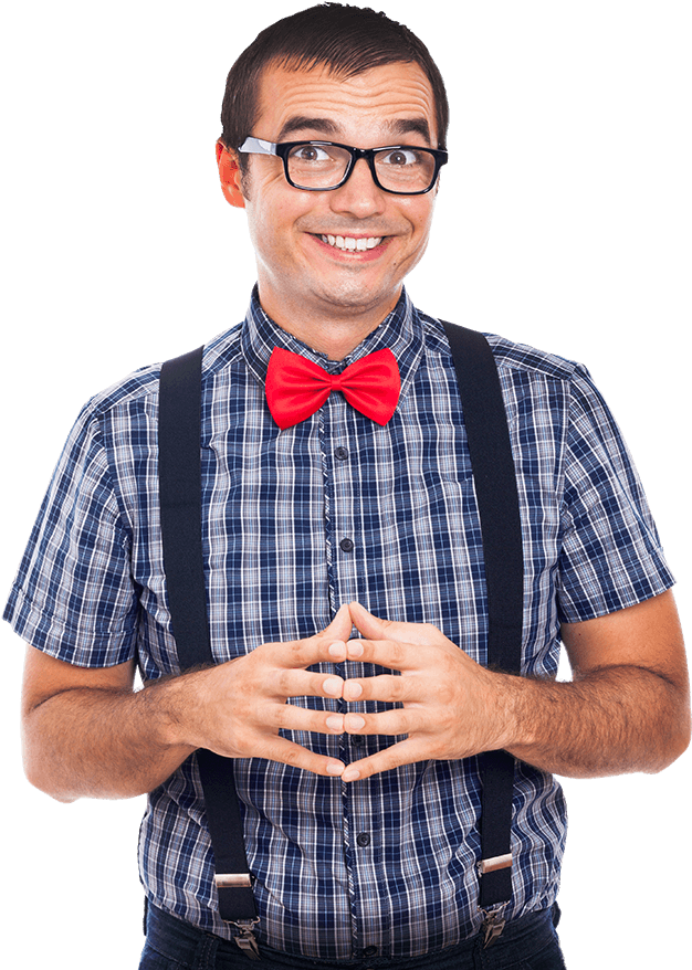 Watch Them Win - Geek Person Png Clipart (635x885), Png Download