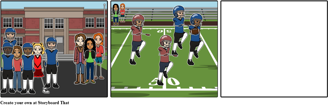 The Jock And The Nerd - Football Player Clipart (1164x385), Png Download