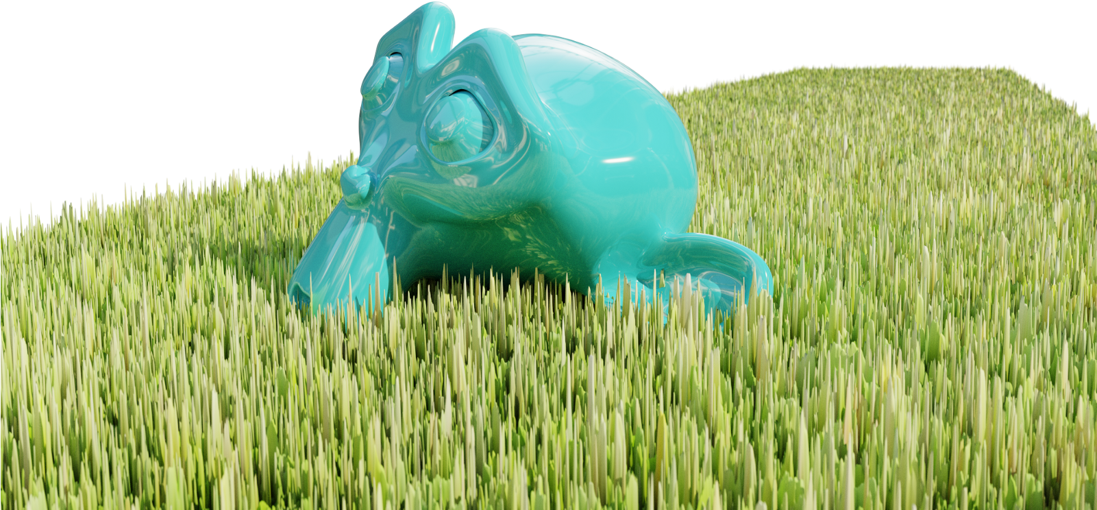 I Set Up A Separate Testbed So I Could Play With Dicing - Grass Clipart (1600x900), Png Download