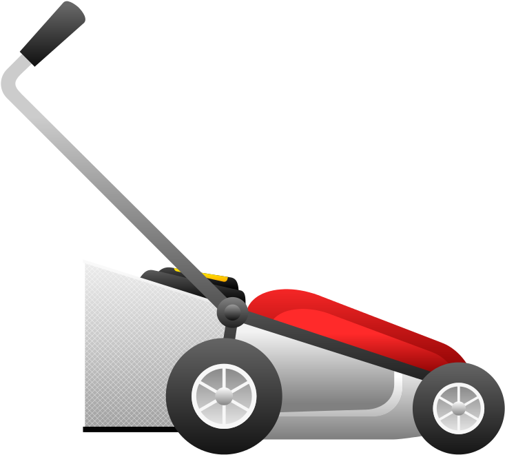 Clip Art Freeuse Stock Lawn Mower Silhouette At Getdrawings - Clip Art Lawn Mower Png Transparent Png (800x711), Png Download