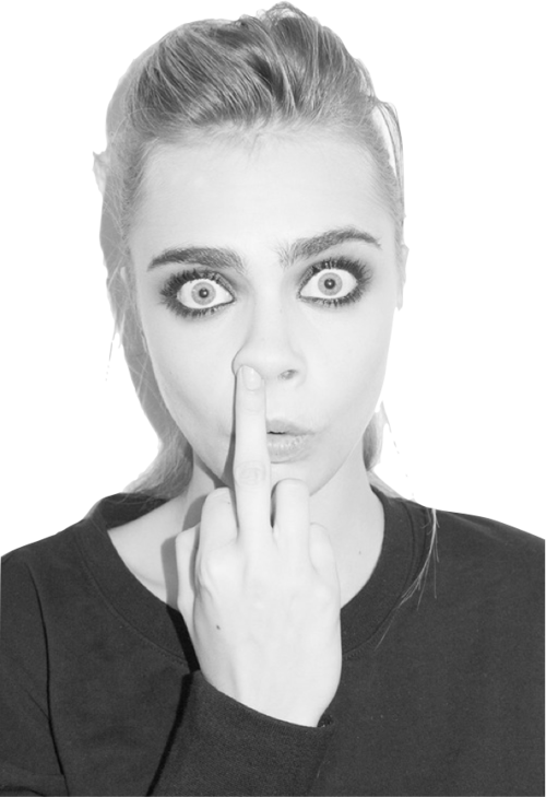 Cara Delevingne Clipart (500x729), Png Download
