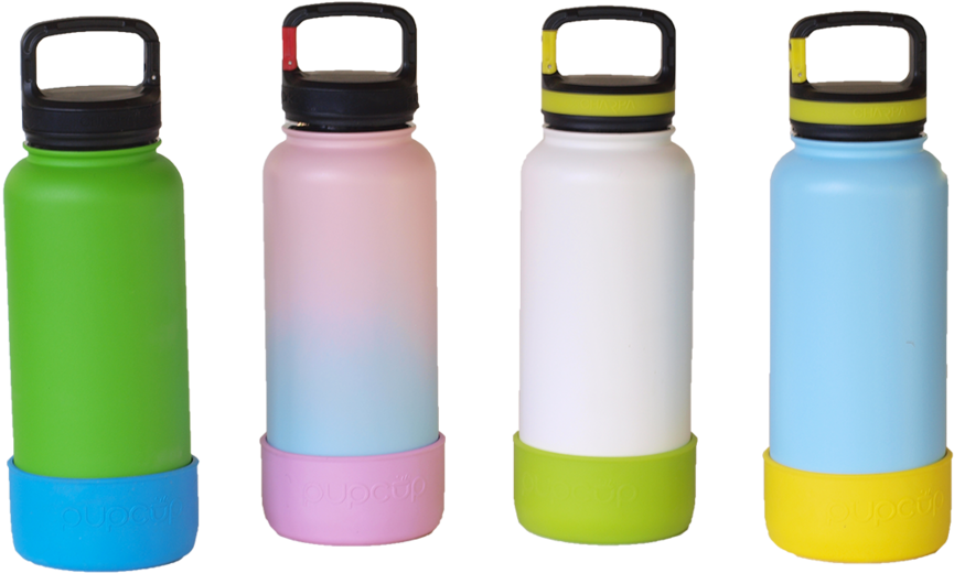 Pupcup Stainless - Water Bottle Clipart (1000x750), Png Download
