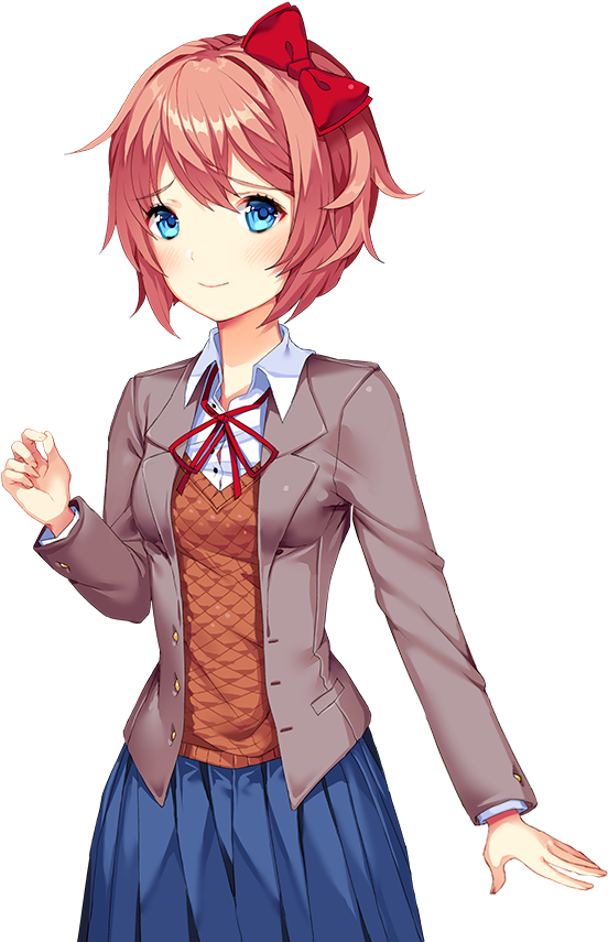 381kib, 960x960, 1506585316189 - Doki Doki Literature Club Png Clipart (960x960), Png Download