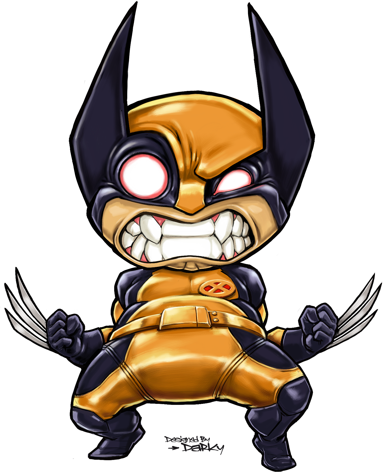 Full Size Of How To Draw Toon Link Links Face Drawing - Cartoon Wolverine D...