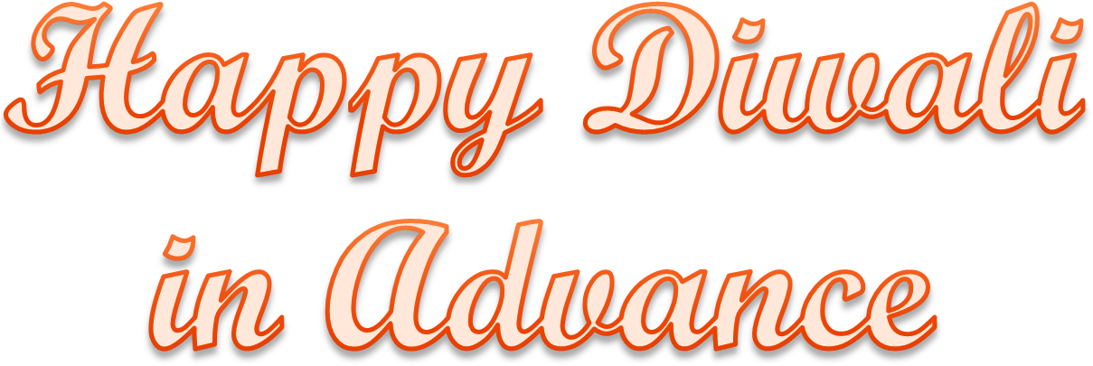 Happy Diwali In Advance Free Png Image - Mis Quince (miss Xv) Clipart (1229x436), Png Download