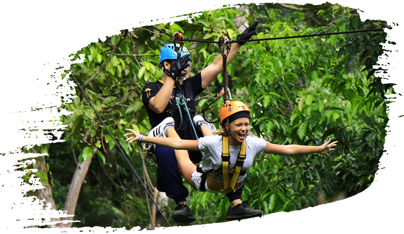 Phuket's Ultimate Jungle Experience - Extreme Sport Clipart (800x464), Png Download