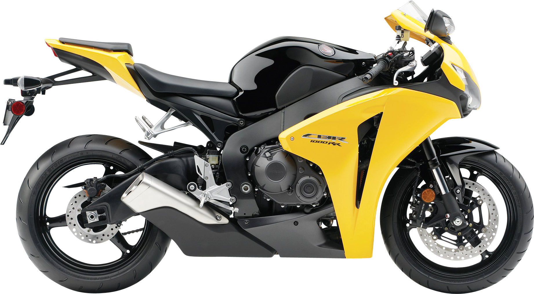 Honda Cbr 1000rr Yellow Motorcycle Bike Png Image - Honda Cbr 1000 Rr Clipart (1920x1068), Png Download