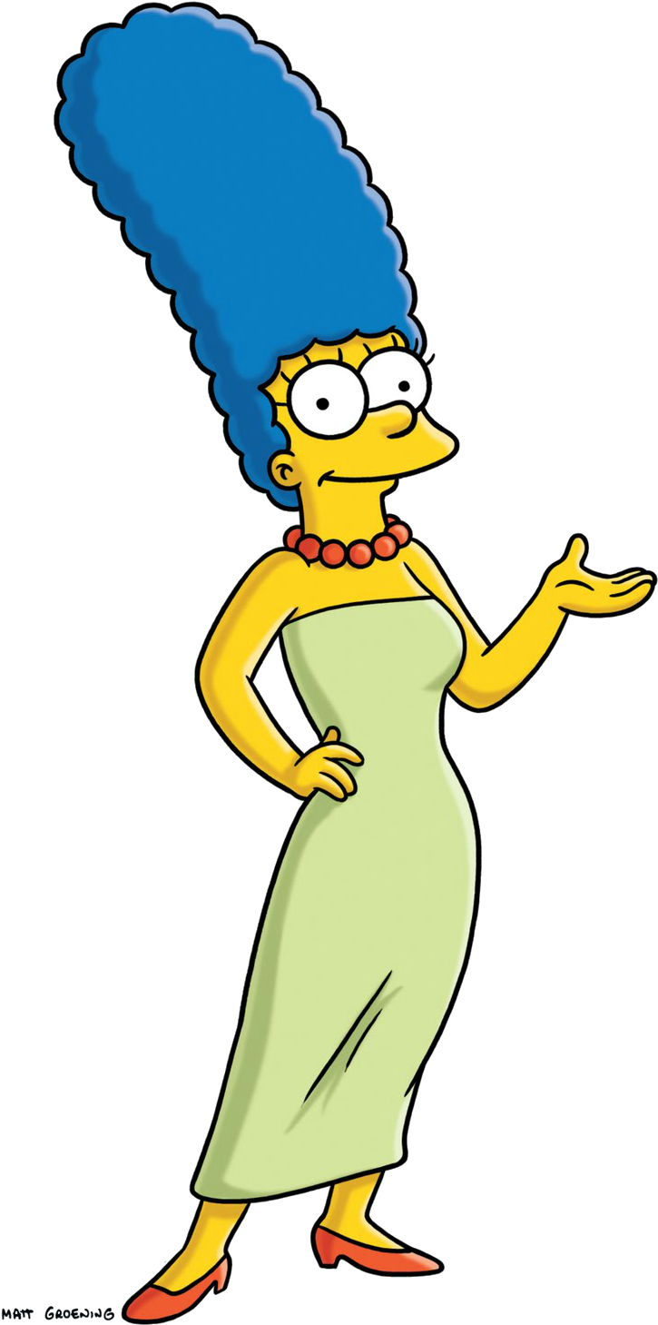 Marge Simpson Hd Png - Simpsons Character Clipart (1220x1600), Png Download