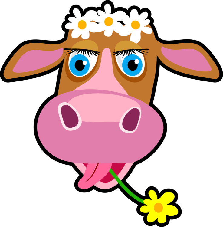 737 X 750 1 - Daisy The Cow Cartoon Clipart (737x750), Png Download