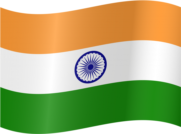 Indian Flag Waving - Whatsapp Indian Flag Emoji Clipart (866x650), Png Download