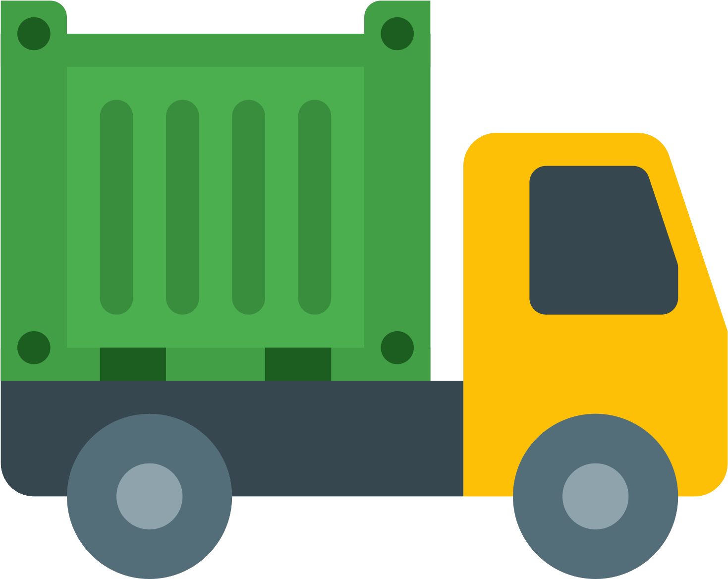Png Icon - Container Truck Icon Png Clipart (1600x1600), Png Download
