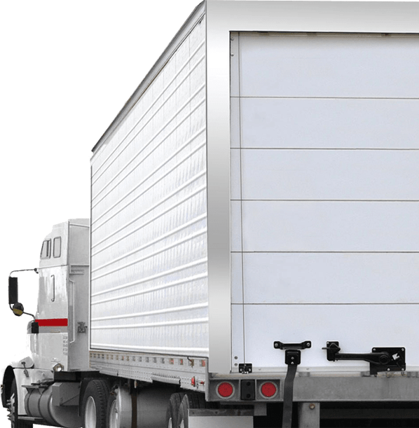 Truck Roll-up Door - Trailer Roll Up Door Clipart (598x611), Png Download