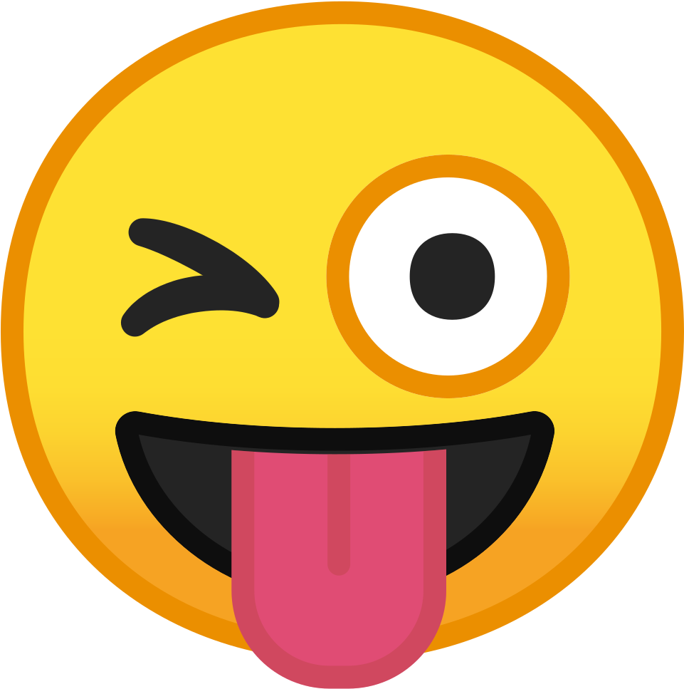 Winking Emoji Png Clipart (1024x1024), Png Download.