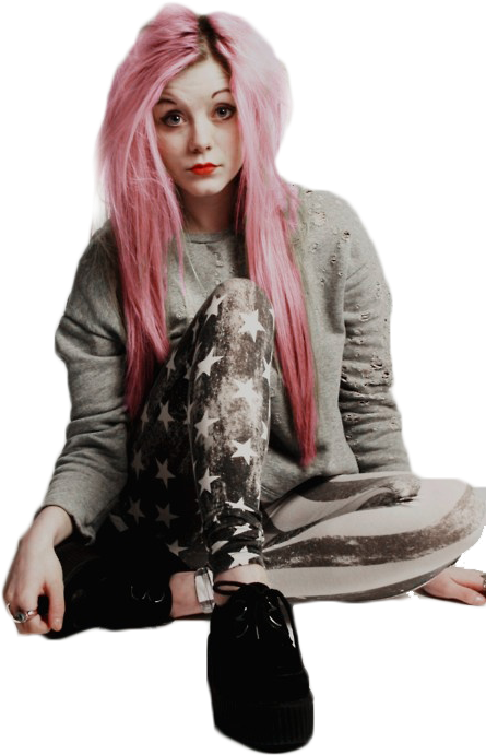 Pink Hair Png Clipart (499x750), Png Download