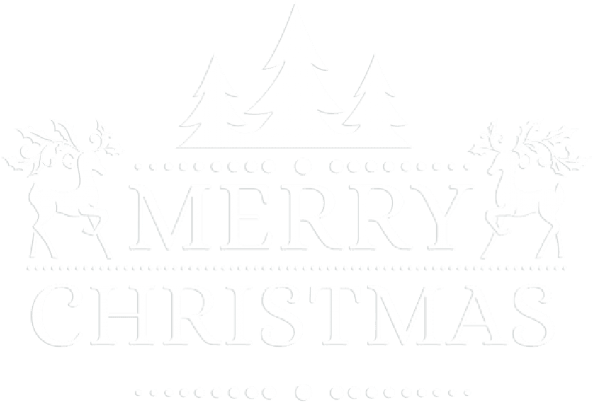 Free Png Merry Christmas White Png - White Merry Christmas Png Clipart (850x581), Png Download