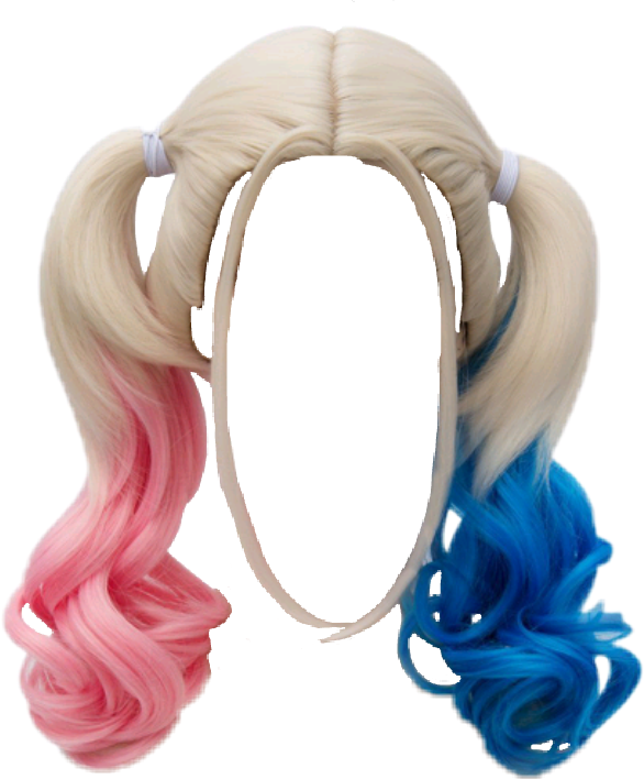 586 X 708 19 - Harley Quinn Hair Png Clipart (586x708), Png Download