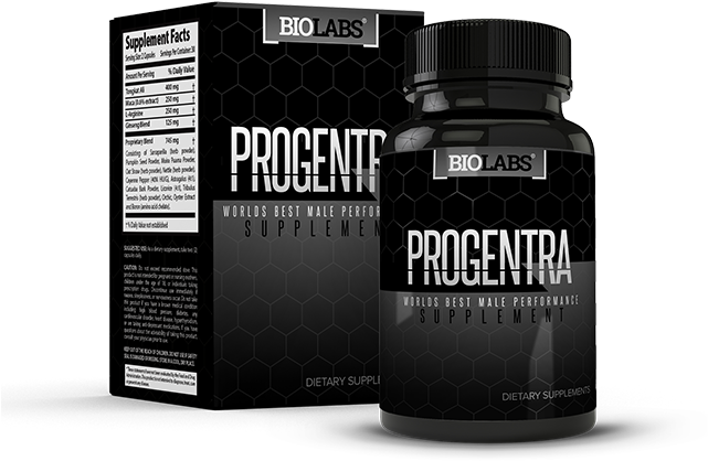 Box And Bottle Of Progentra Dietary Supplements - Progentra Pills Clipart (640x640), Png Download