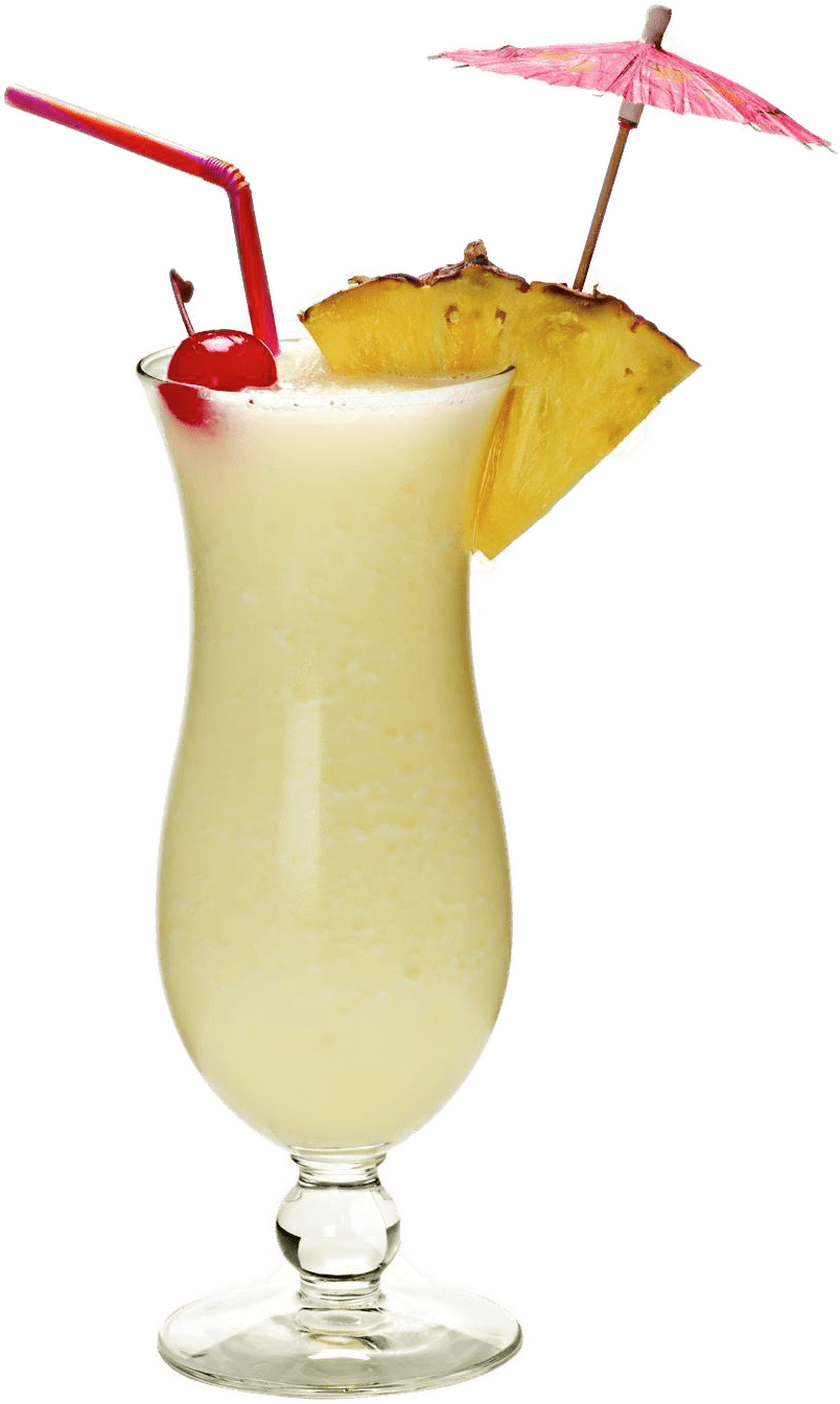 Gin Tonic Png Stickpng Pina Colada - Pina Colada Cocktail Clipart (1266x1522), Png Download