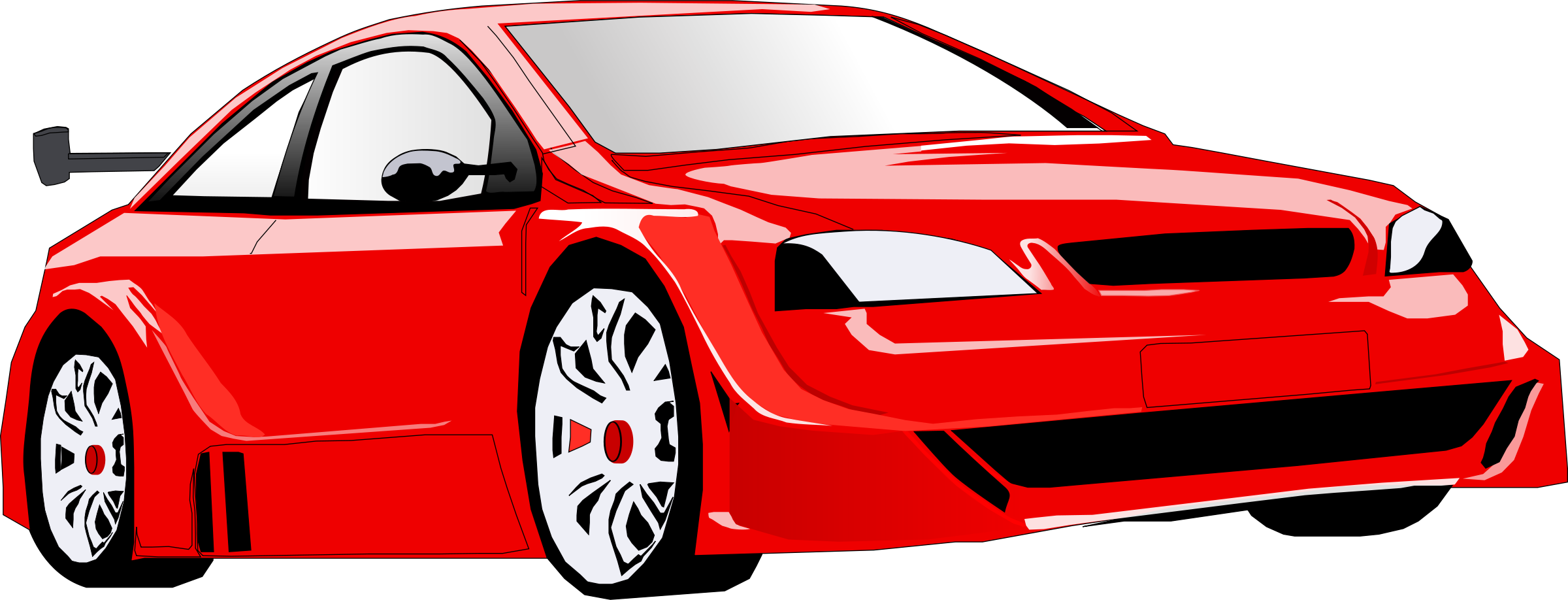 28 Collection Of Clipart Car Png - Car Clipart Transparent Png (2400x918), Png Download