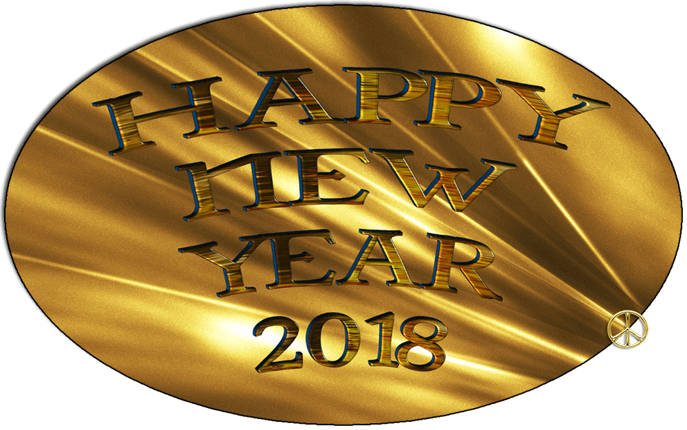 The Year Has Gone - Fundo Dourado Clipart (1000x626), Png Download