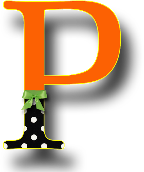 Polka Dot Capital Letter I - Halloween Letter L Clipart (620x620), Png Download