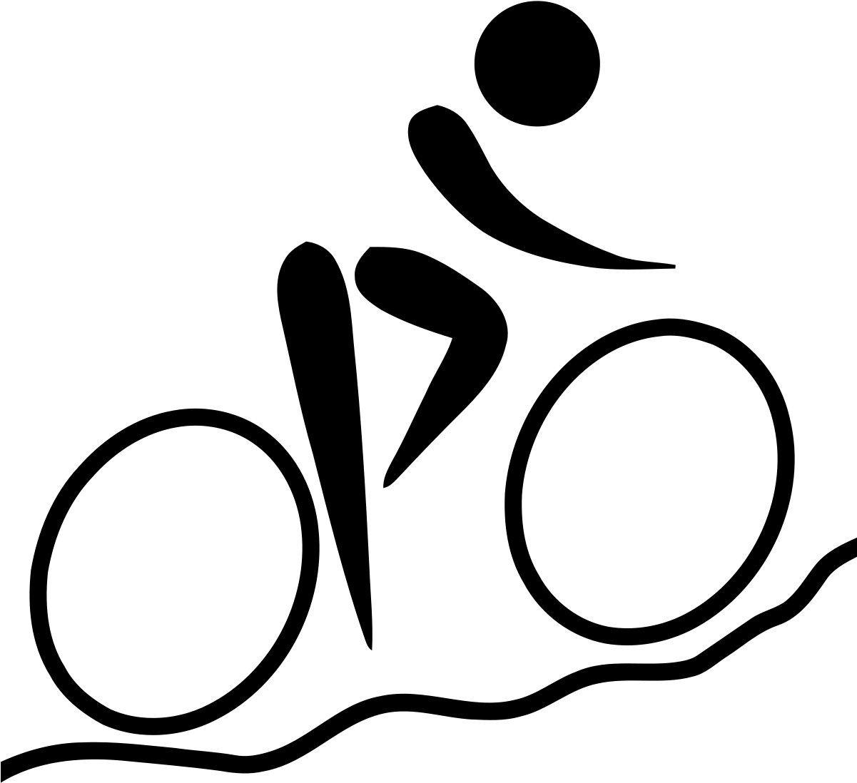 Free Png Download Mountain Biking Pictogram Png Images - Olympic Mountain Biking Logo Clipart (850x777), Png Download