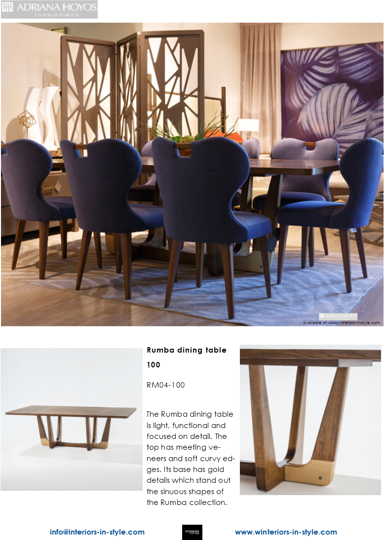 Rm04-100 Rumba Dining Table 100 The Rumba Dining Table - Chair Clipart (778x1095), Png Download
