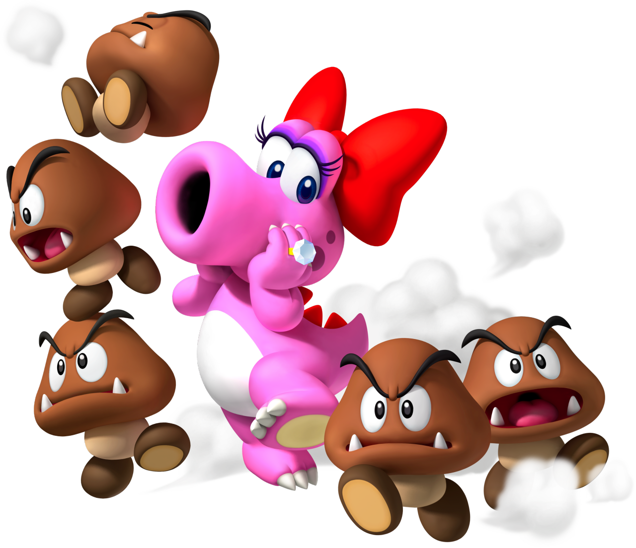 Goomba Birdo Nintendo - Birdo Mario Party 9 Clipart (1280x1104), Png Download